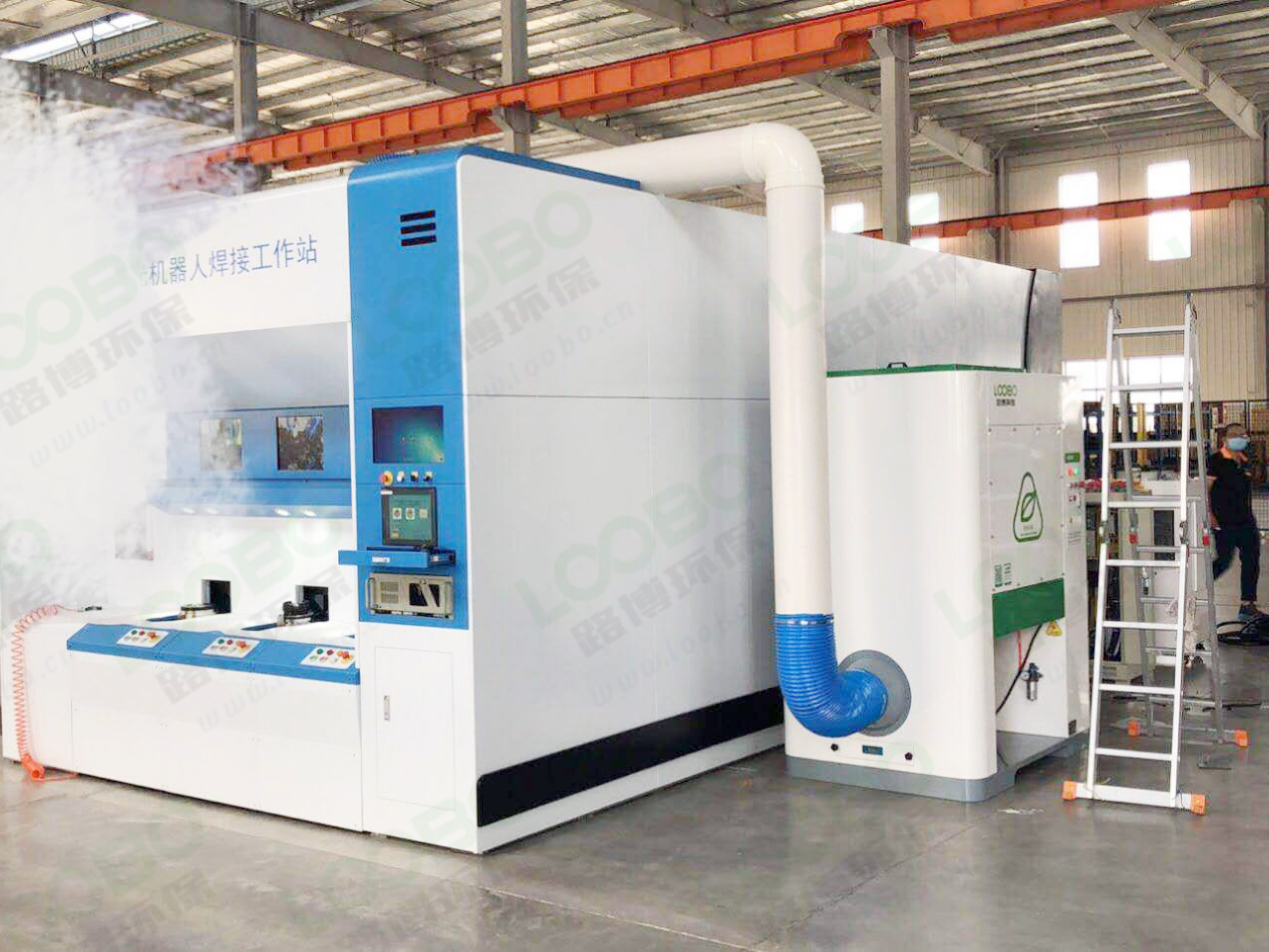 濾筒除塵器應用于焊接機器人工作站除塵